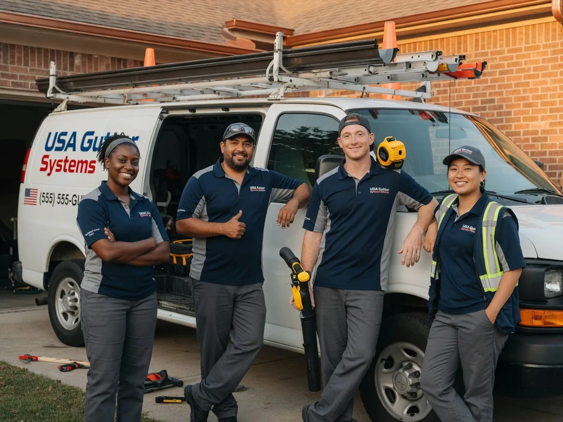 Gutter Installation company in Knickerbocker, TX